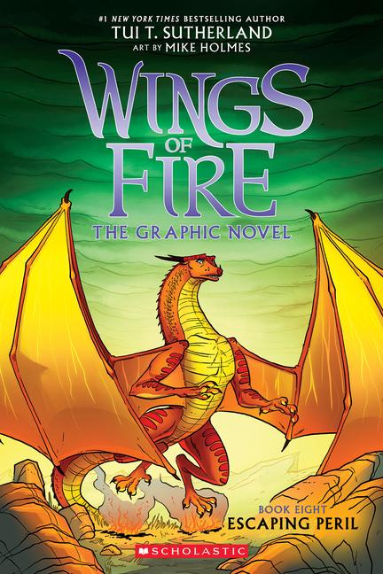 Cover: 9781339001234 | Escaping Peril: A Graphic Novel (Wings of Fire Graphic Novel #8)