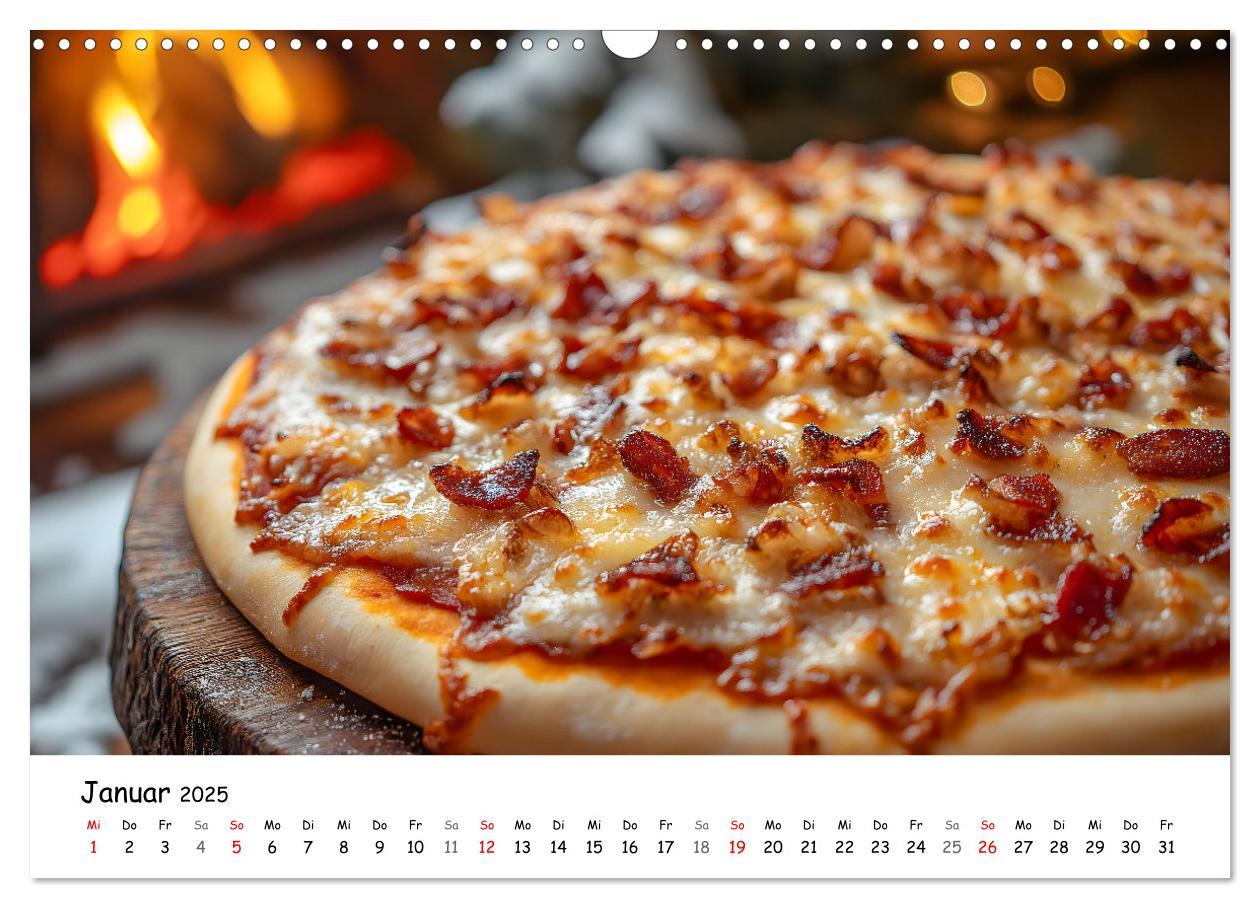 Bild: 9783457215791 | Pizza geht immer - Zu jeder Jahreszeit (Wandkalender 2025 DIN A3...