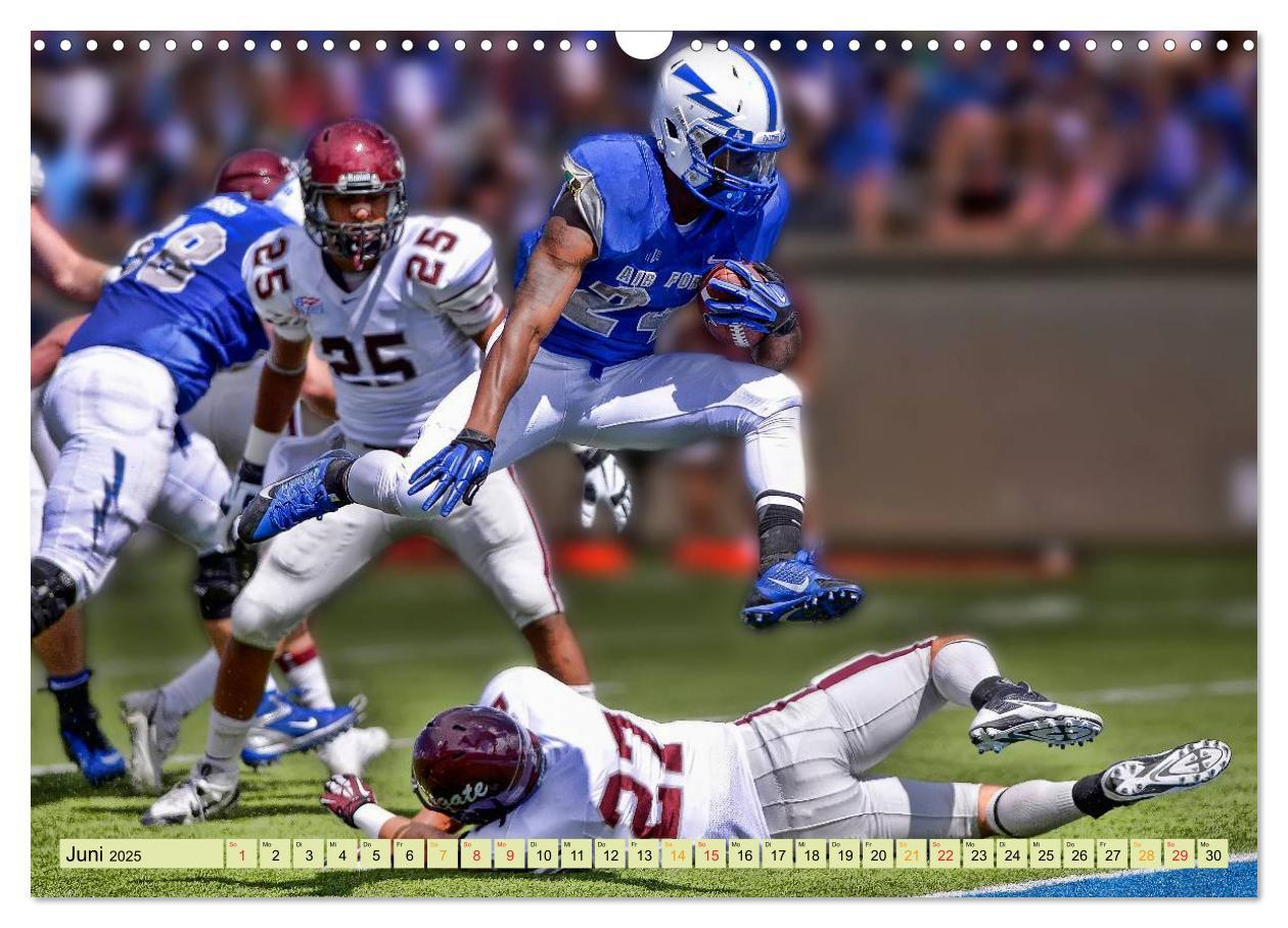 Bild: 9783435485772 | American Football - Taktik und Athletik (Wandkalender 2025 DIN A3...