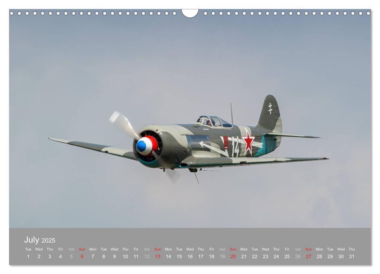 Bild: 9781325964550 | The Flying Legends (Wall Calendar 2025 DIN A3 landscape), CALVENDO...