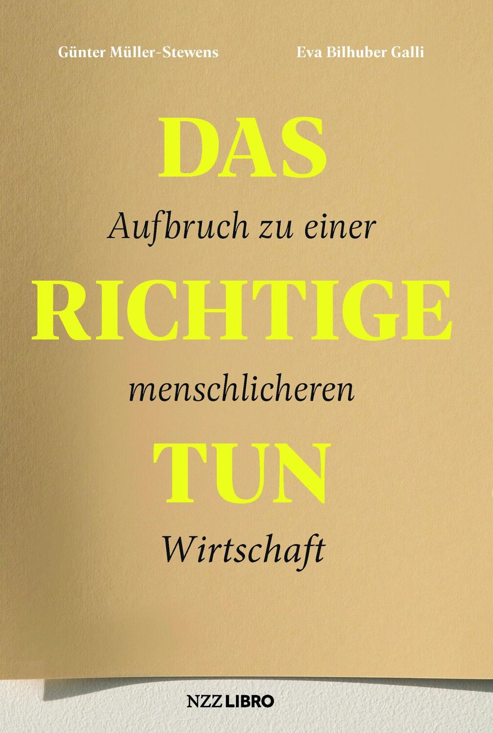 Cover: 9783907291825 | Das Richtige tun | Aufbruch zu einer menschlicheren Wirtschaft | Buch