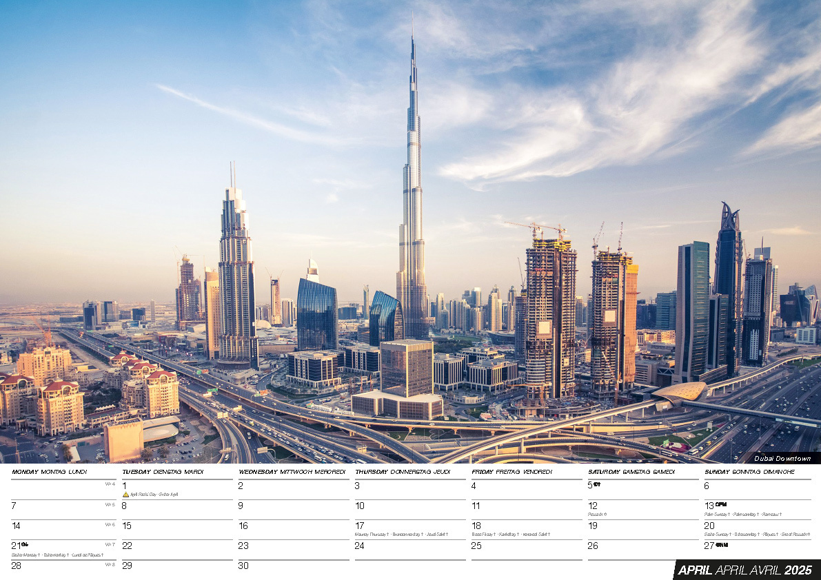 Bild: 9798893610000 | Dubai 2025 Offizieller Kalender | Kalender | 14 S. | Deutsch | 2025