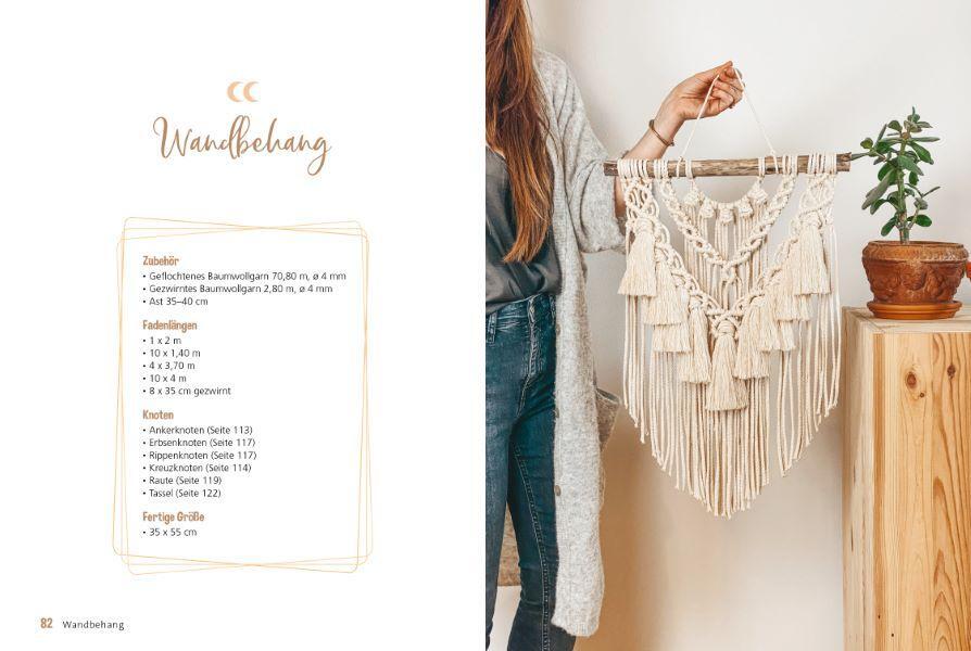 Bild: 9783838838069 | Boho Makramee | Accessoires und Homedeko knüpfen | Fertig (u. a.)