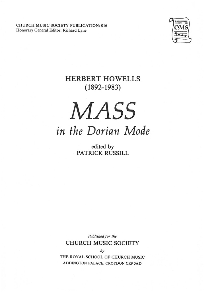 Cover: 9780193952522 | Mass in the Dorian Mode | Herbert Howells | Noten | Chorpartitur