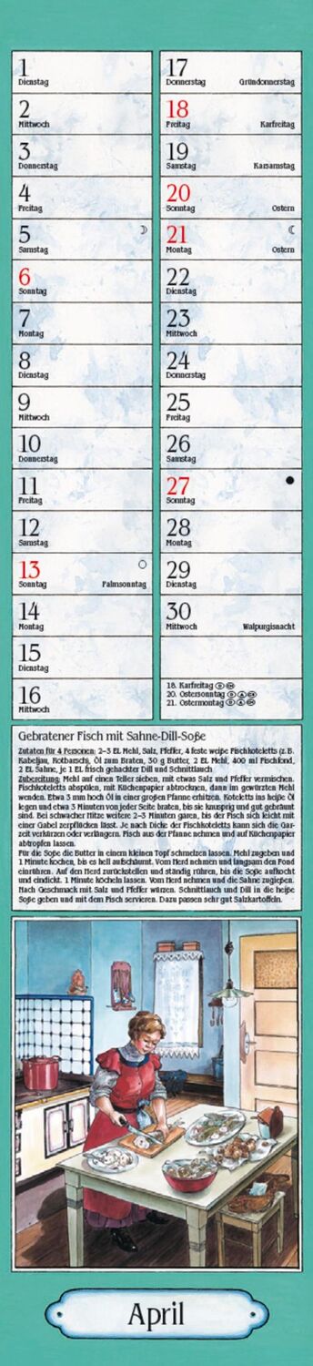 Bild: 9783731879503 | Aus Großmutters Küche Langplaner 2025 | Verlag Korsch | Kalender