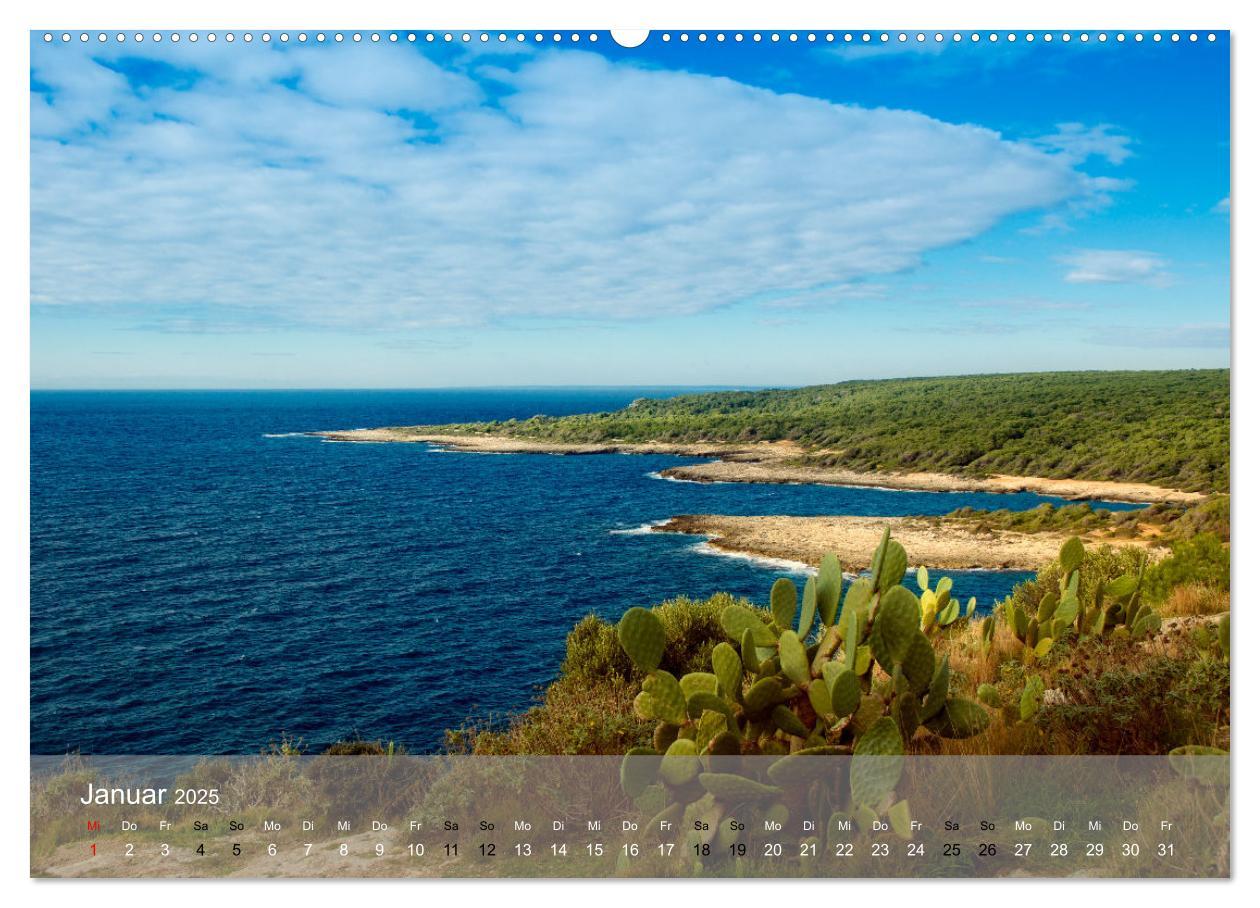 Bild: 9783383979538 | Der Küste entlang im Salento (Wandkalender 2025 DIN A2 quer),...