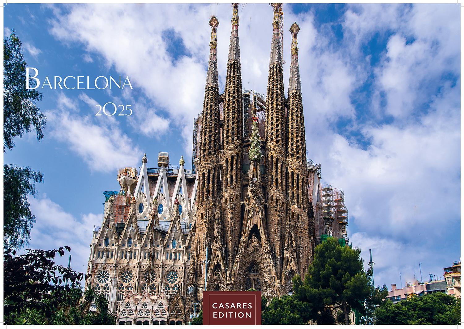 Cover: 9781835240281 | Barcelona 2025 L 35x50cm | H. W. Schawe | Kalender | 14 S. | Deutsch