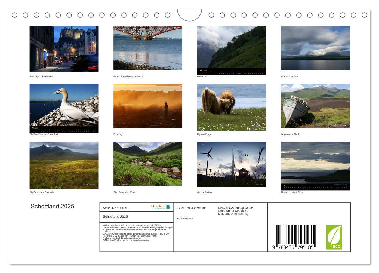 Bild: 9783435795185 | Schottland 2025 (Wandkalender 2025 DIN A4 quer), CALVENDO...