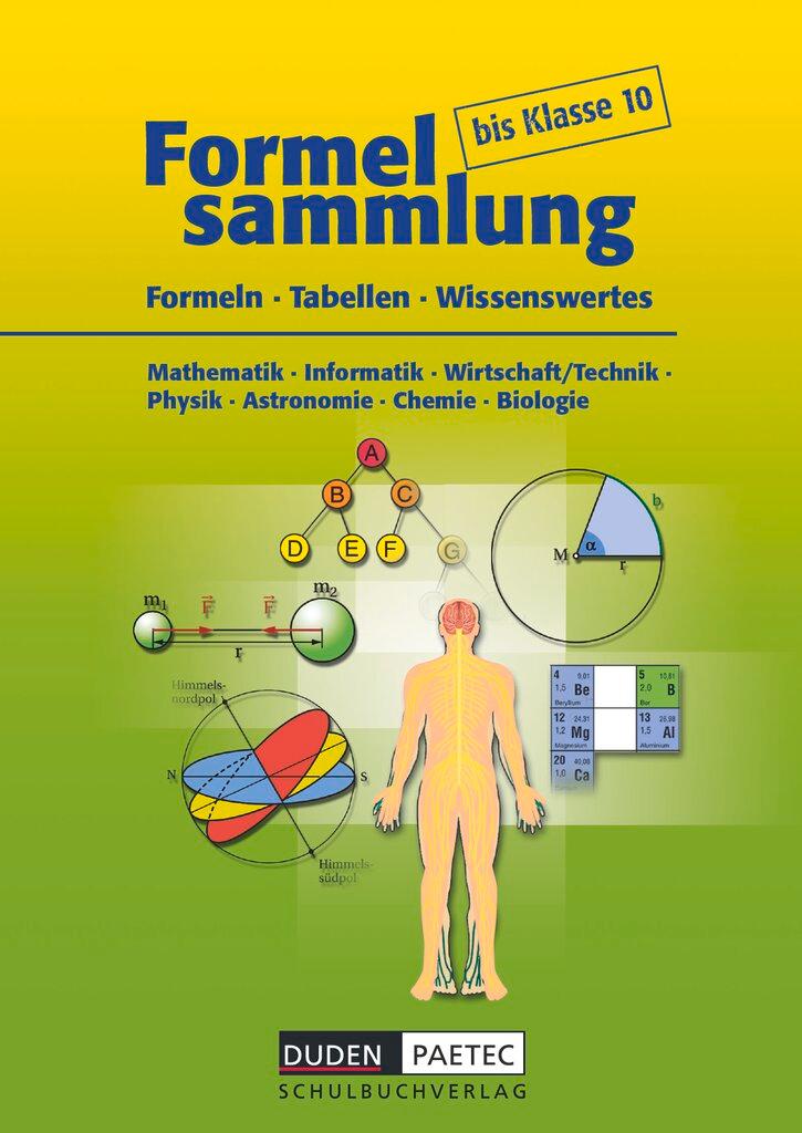 Cover: 9783898187152 | Formelsammlung bis Klasse 10 | Rolf Langenhan | Taschenbuch | 136 S.