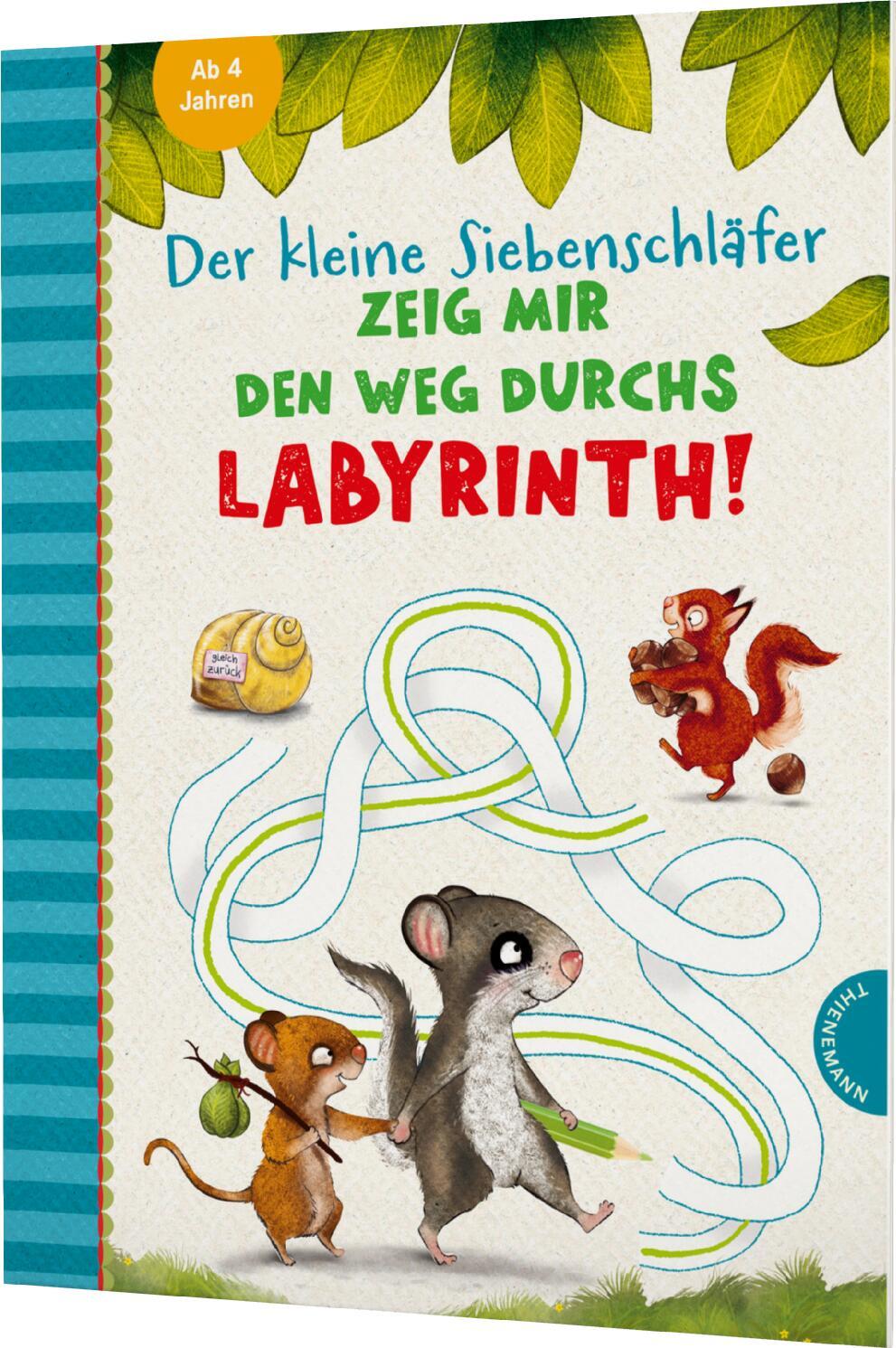 Cover: 9783522460446 | Der kleine Siebenschläfer: Zeig mir den Weg durchs Labyrinth! | Buch