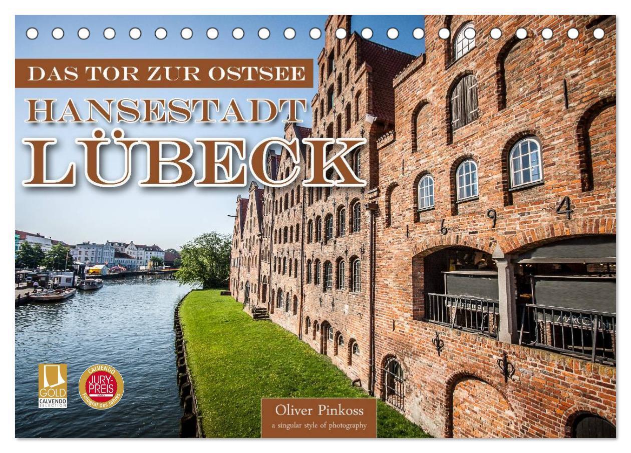 Cover: 9783435572427 | Lübeck - Das Tor zur Ostsee (Tischkalender 2025 DIN A5 quer),...