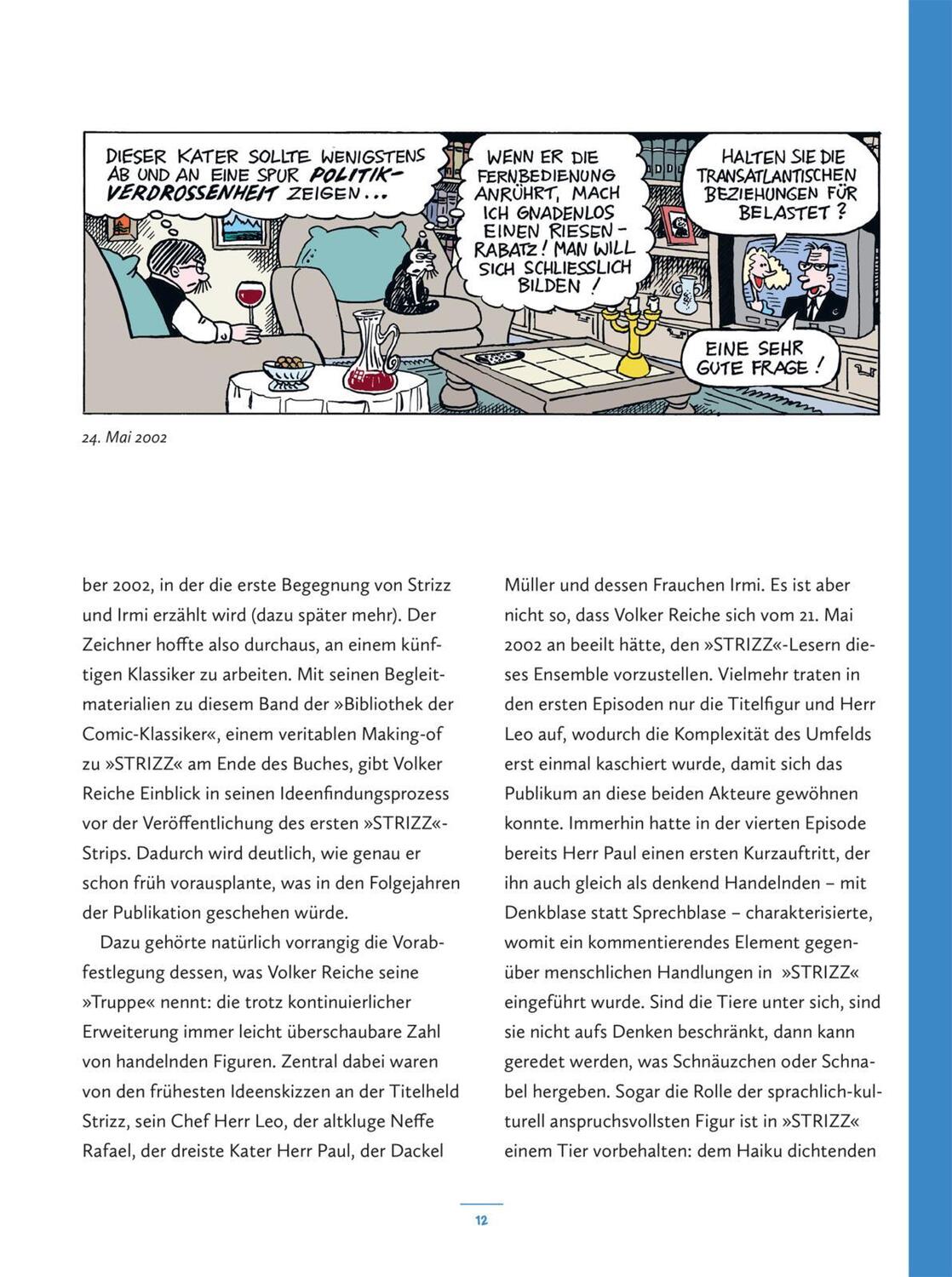 Bild: 9783551029171 | Die Bibliothek der Comic-Klassiker: Strizz | Volker Reiche | Buch