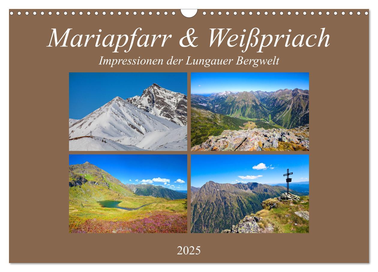 Cover: 9783435154517 | Mariapfarr &amp; Weißpriach (Wandkalender 2025 DIN A3 quer), CALVENDO...