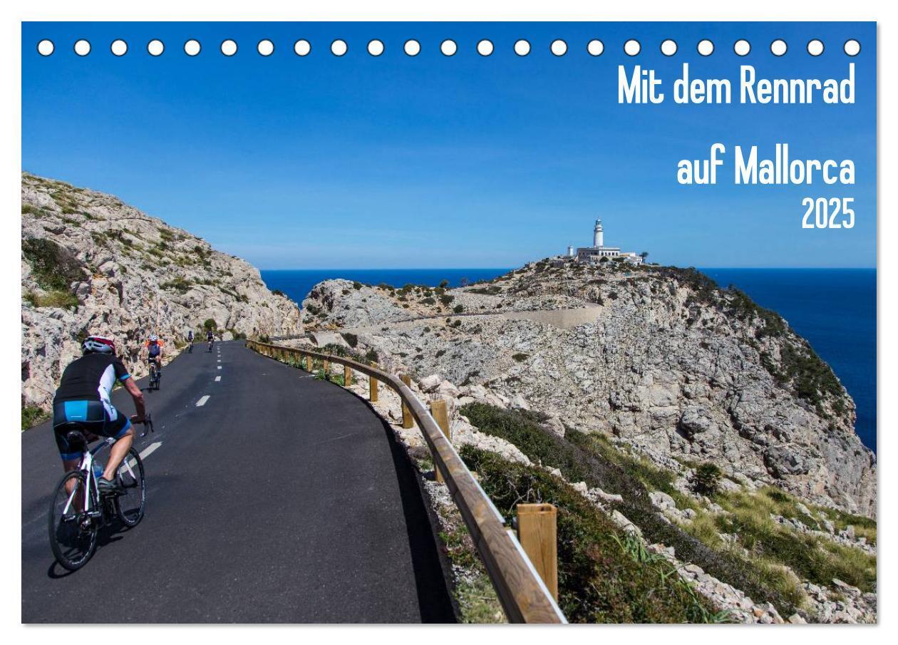 Cover: 9783435606870 | Mit dem Rennrad auf Mallorca (Tischkalender 2025 DIN A5 quer),...