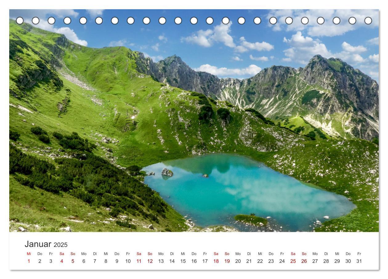 Bild: 9783435017089 | Oberstdorf - Bergparadies in den Alpen (Tischkalender 2025 DIN A5...