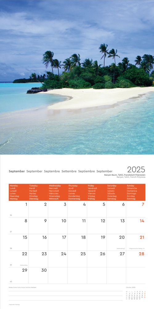 Bild: 9783965914032 | Trauminseln - KUNTH Broschurkalender 2025 | Kalender | 28 S. | Deutsch