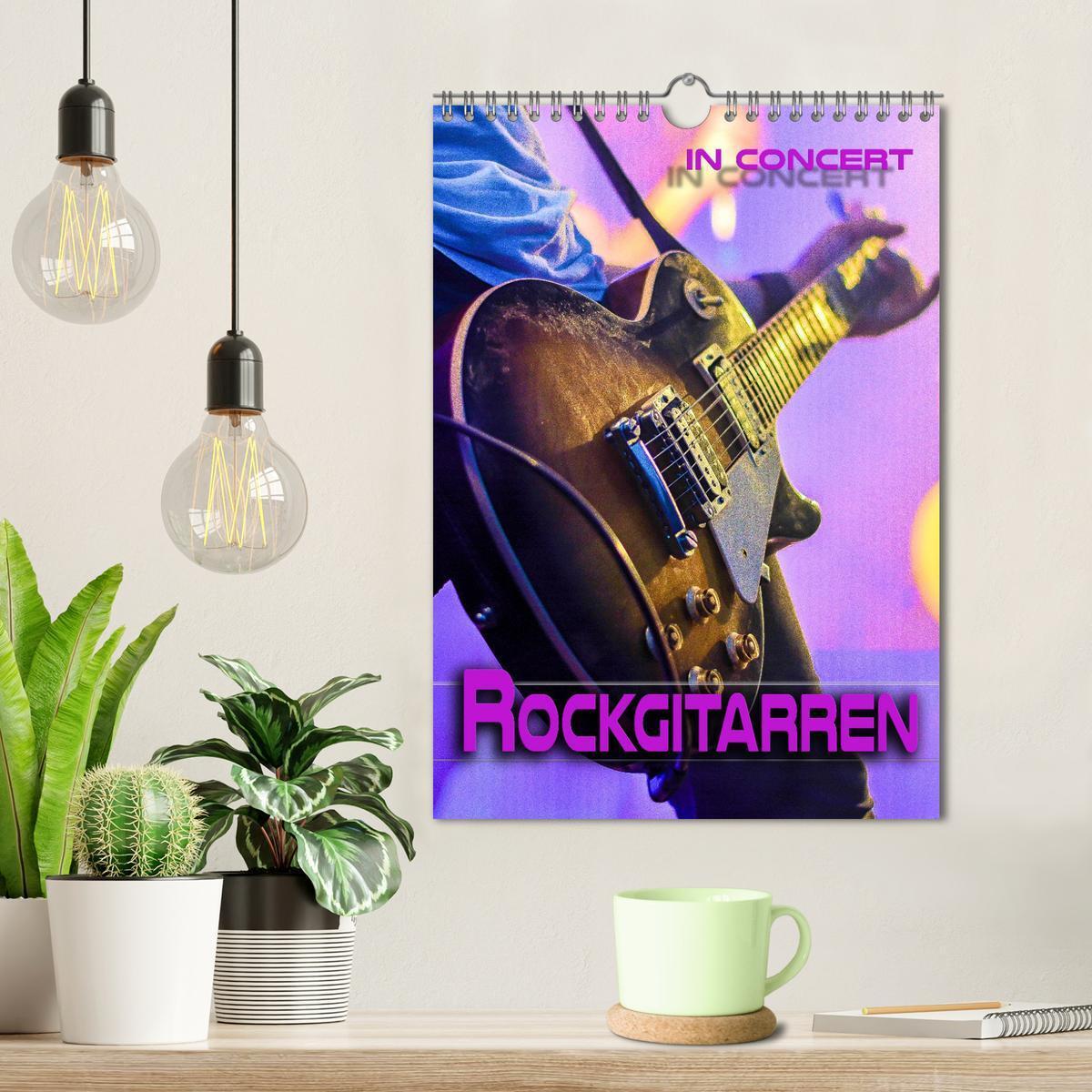 Bild: 9783435910410 | Rockgitarren in Concert (Wandkalender 2025 DIN A4 hoch), CALVENDO...