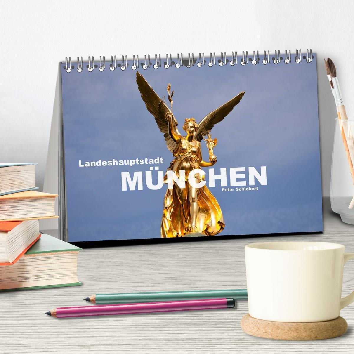 Bild: 9783435702930 | Landeshauptstadt München (Tischkalender 2025 DIN A5 quer), CALVENDO...