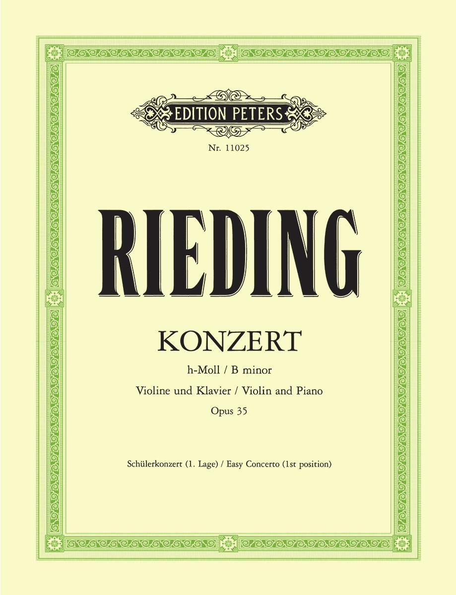 Cover: 9790014107673 | Konzert h-Moll op. 35 | Oskar Rieding | Broschüre | 24 S. | Deutsch