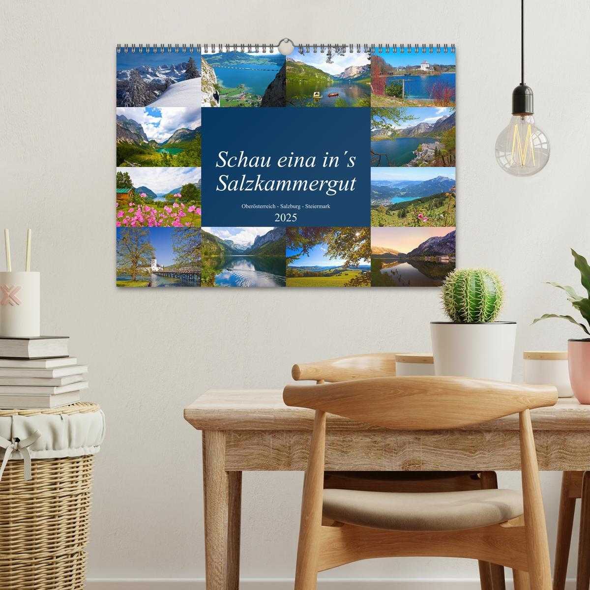 Bild: 9783435392827 | Schau eina in´s Salzkammergut (Wandkalender 2025 DIN A3 quer),...