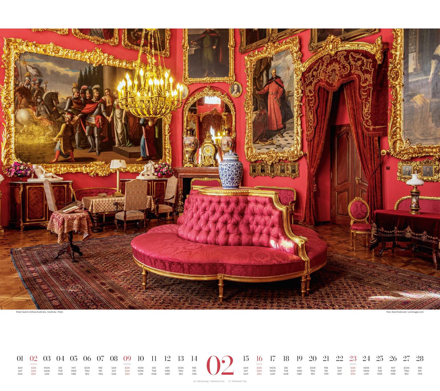 Bild: 9783838425788 | Paläste Kalender 2025 | Ackermann Kunstverlag | Kalender | 14 S.