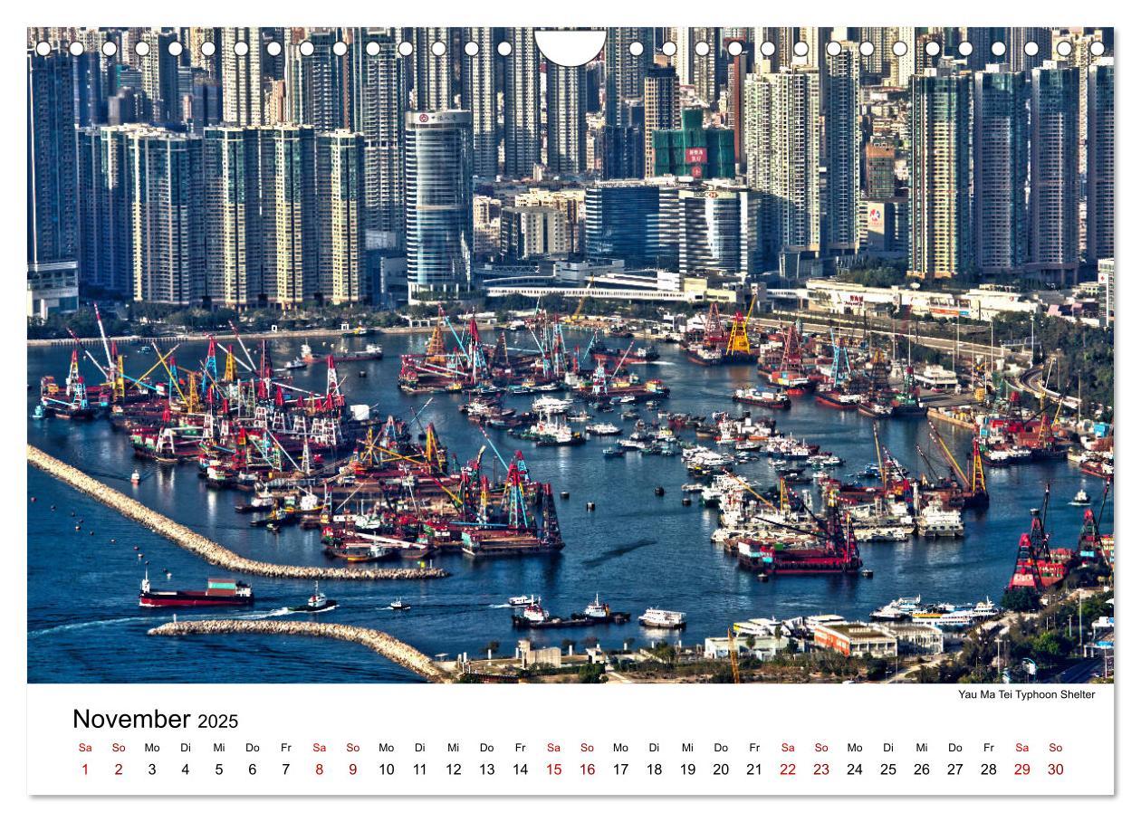 Bild: 9783435162956 | Megacity Hong Kong (Wandkalender 2025 DIN A4 quer), CALVENDO...