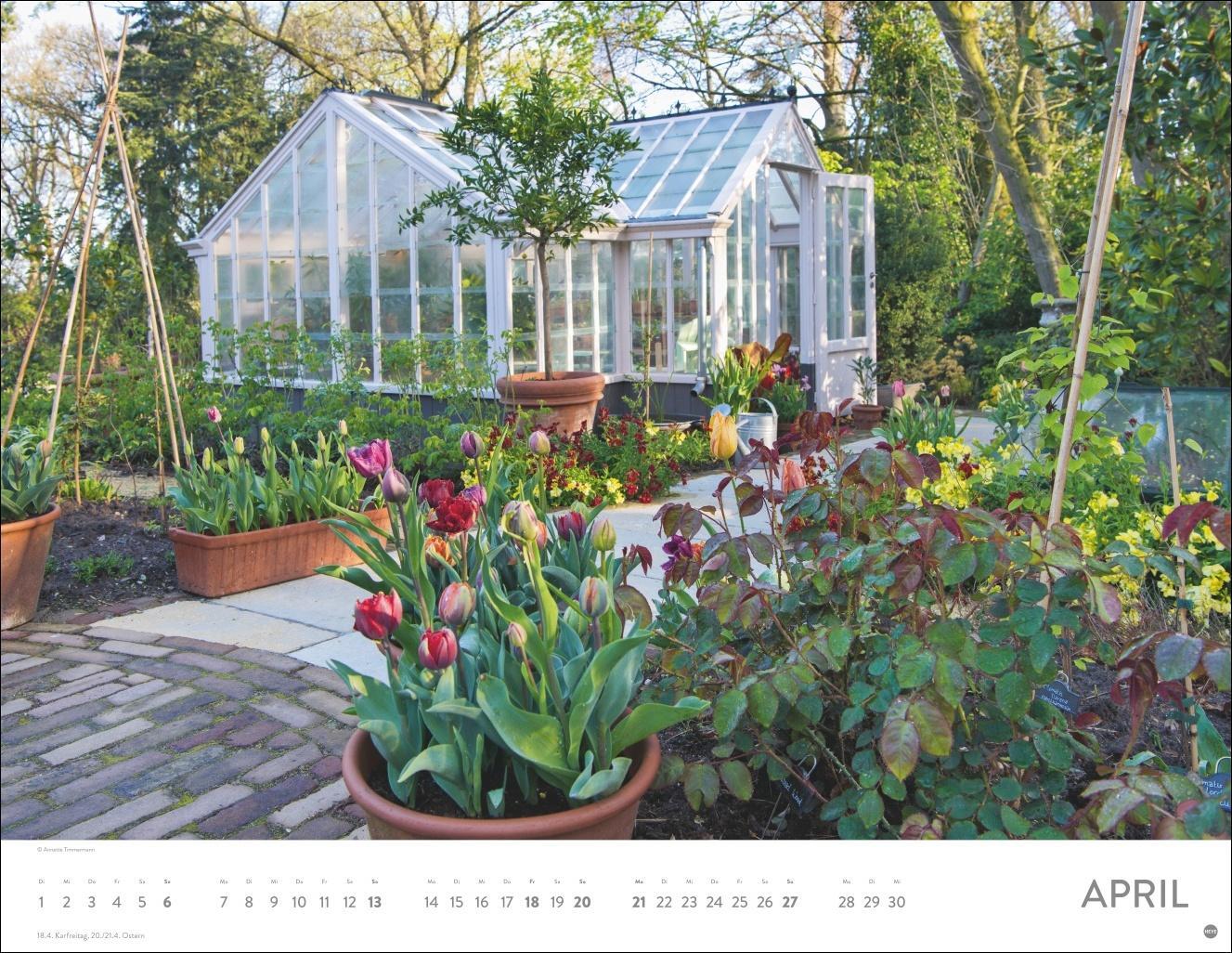 Bild: 9783756405046 | Gartenparadies Posterkalender 2025 | Heye | Kalender | Spiralbindung