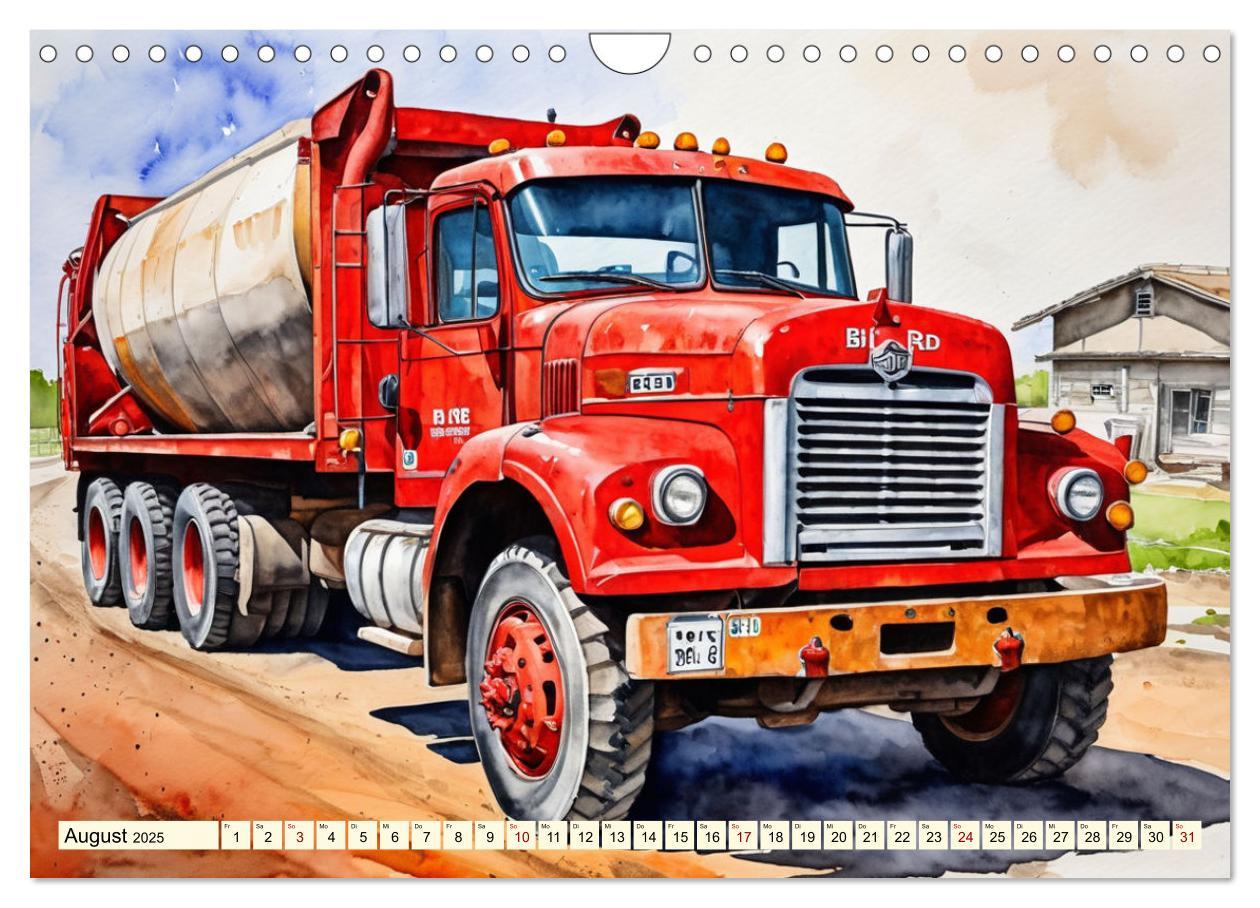 Bild: 9783457151198 | Nostalgische Trucks (Wandkalender 2025 DIN A4 quer), CALVENDO...