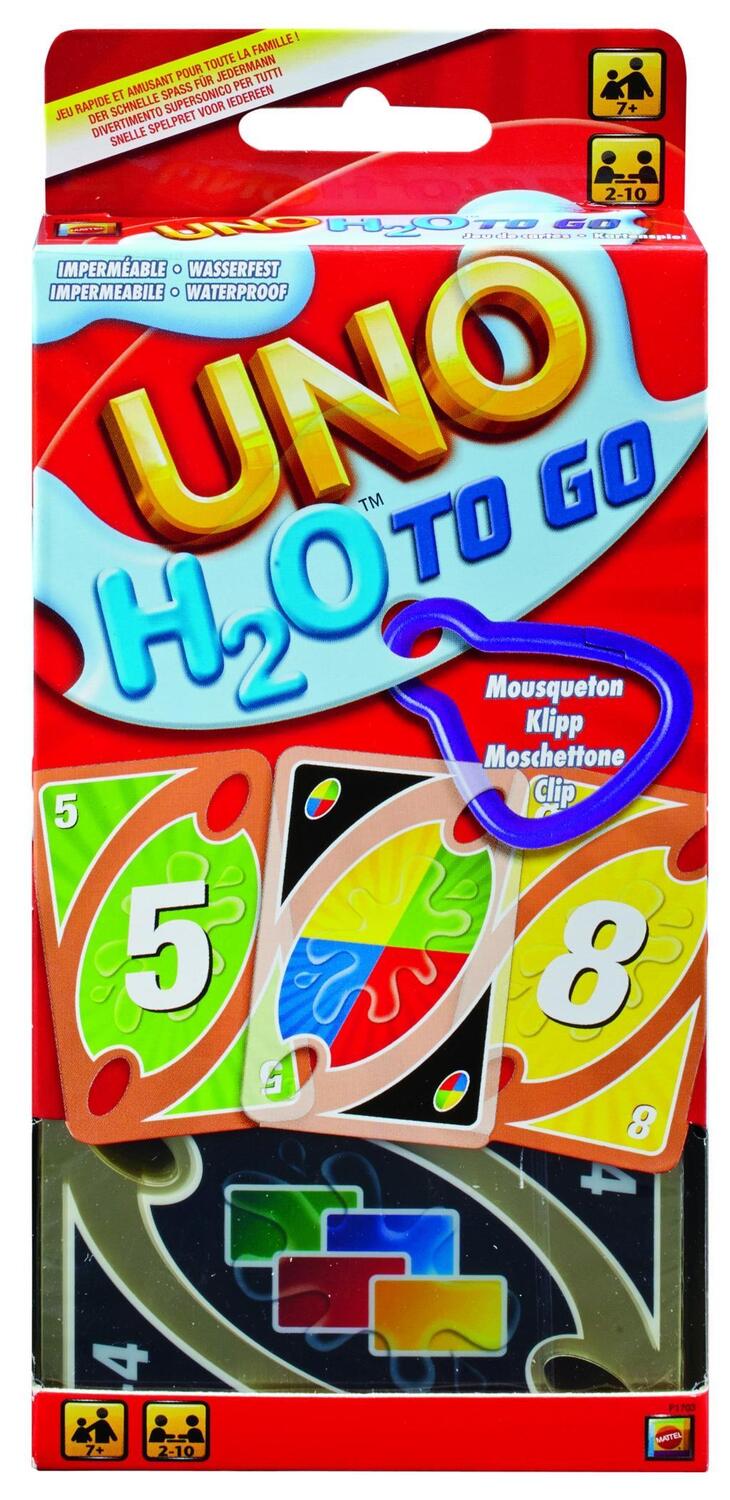 Cover: 27084724578 | UNO H2O to Go | Spiel | Keine Batterien erforderlich | Deutsch | 2018