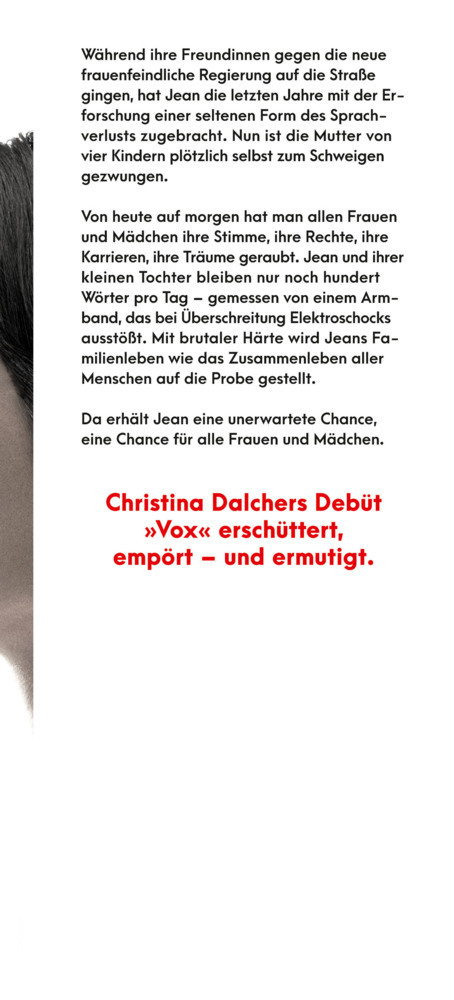 Bild: 9783103974072 | Vox | Roman | Christina Dalcher | Buch | 400 S. | Deutsch | 2018