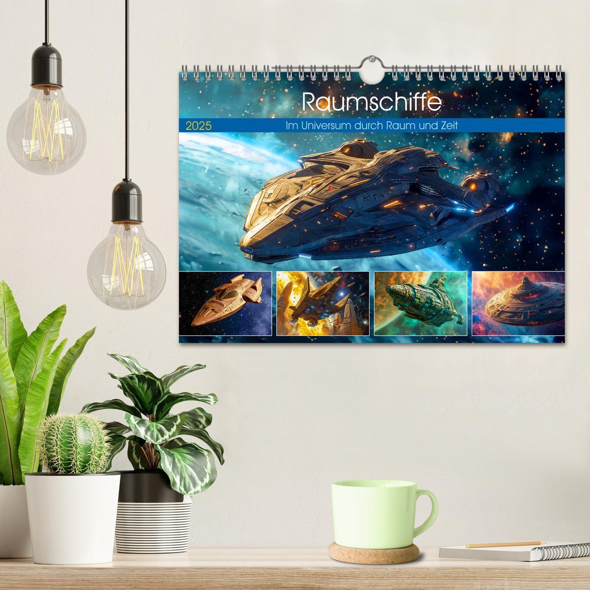 Bild: 9783383761317 | Raumschiffe - Im Universum durch Raum und Zeit (Wandkalender 2025...