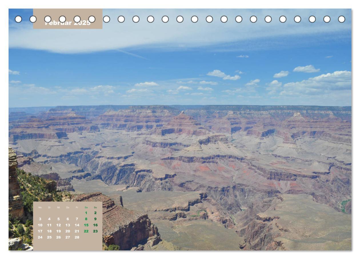 Bild: 9783435110834 | Erlebe mit mir die Schluchten des Grand Canyon (Tischkalender 2025...