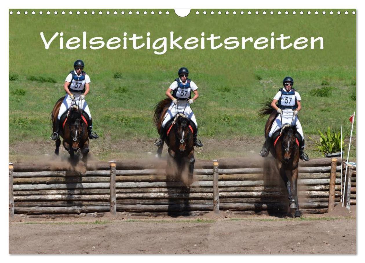 Cover: 9783435618057 | Vielseitigkeitsreiten (Wandkalender 2025 DIN A3 quer), CALVENDO...