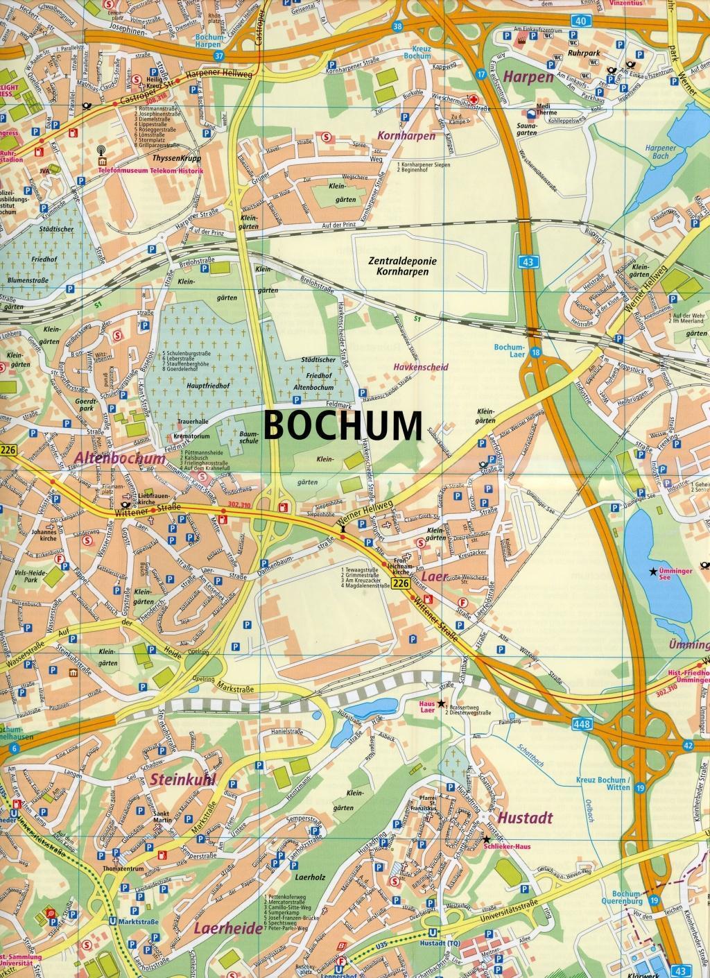 Bild: 9783961322800 | Bochum. Stadtplan 1:18 000 | (Land-)Karte | Stadtplan (PUBLICPRESS)