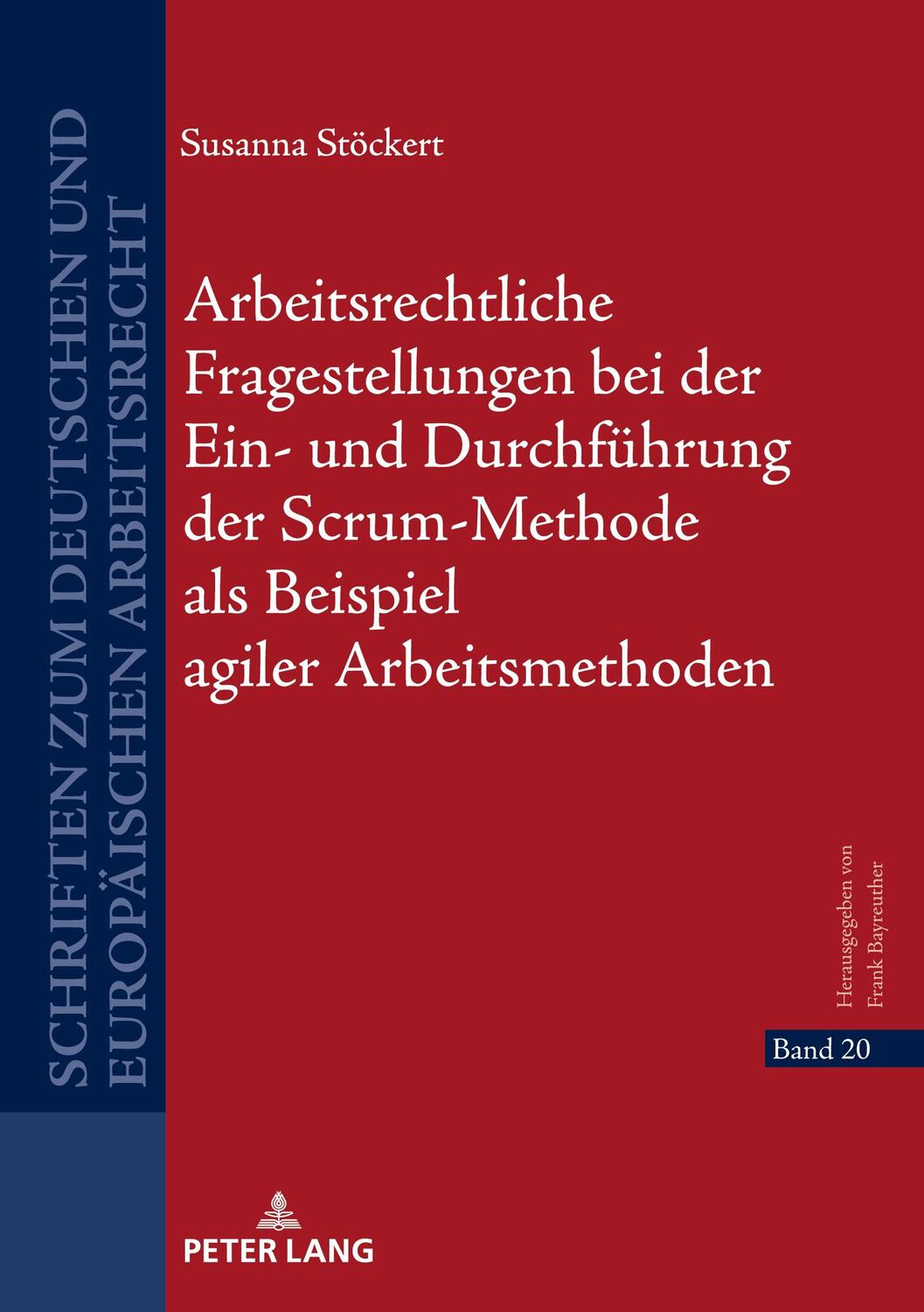 Cover: 9783631841501 | Arbeitsrechtliche Fragestellungen bei der Ein- und Durchführung der...