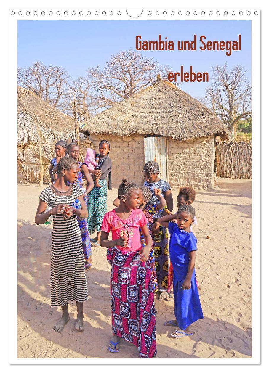 Cover: 9783435947270 | Gambia und Senegal erleben (Wandkalender 2025 DIN A3 hoch),...