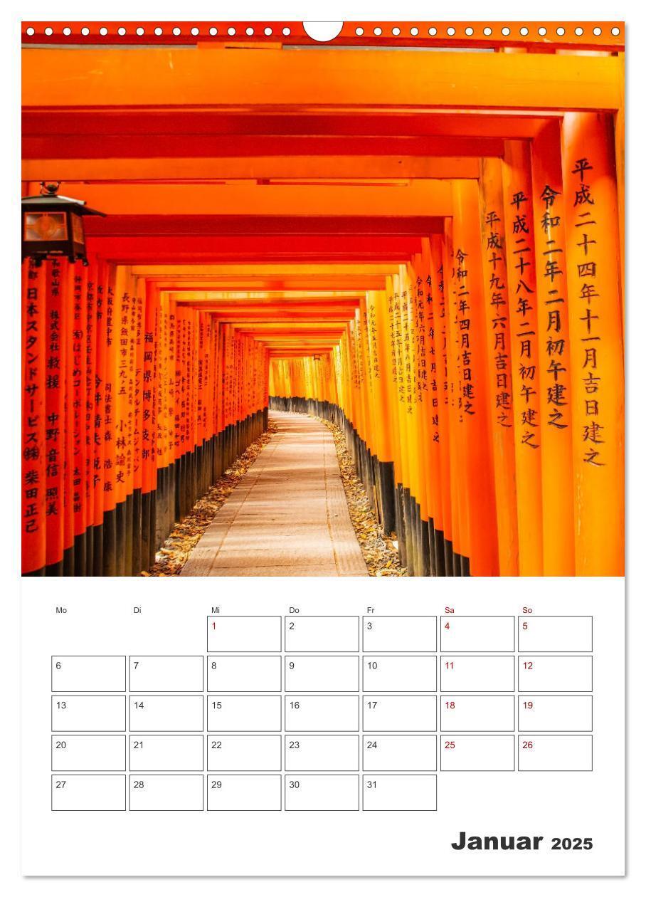 Bild: 9783435696529 | Schreine und Tempel - Heiligtümern in Japan (Wandkalender 2025 DIN...