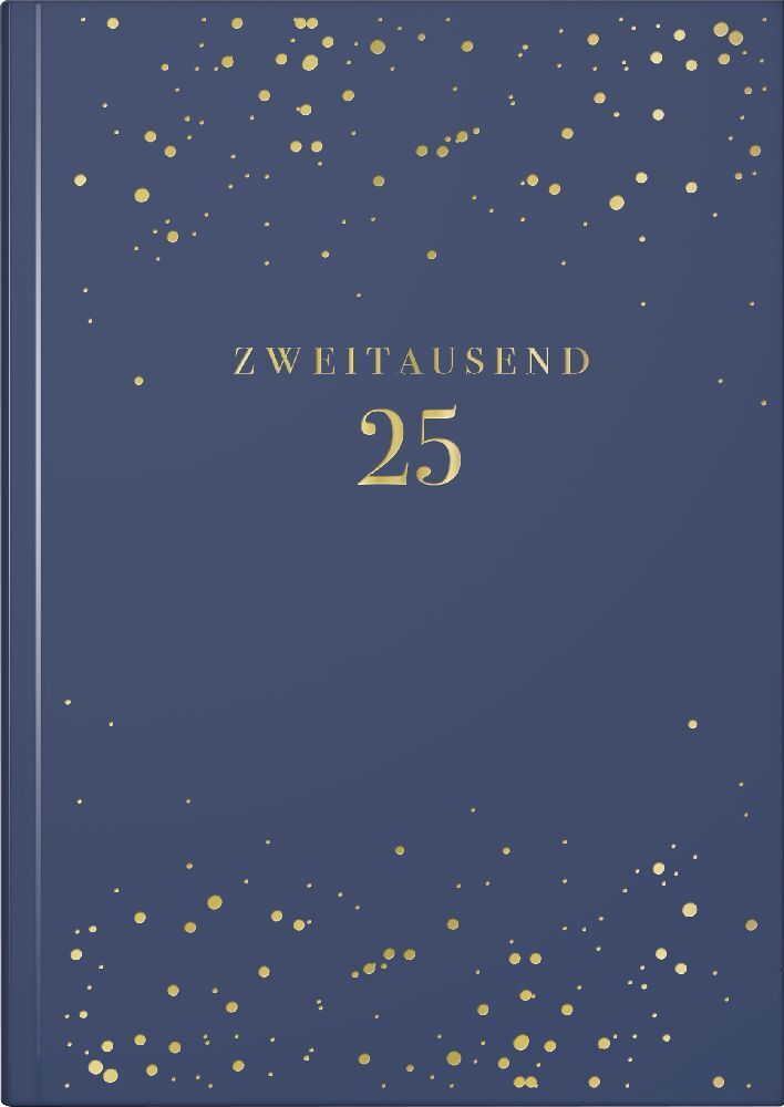 Cover: 4061947131277 | Buchkalender Young Line (2025) Starry Night | 2 Seiten = 1 Woche, A5