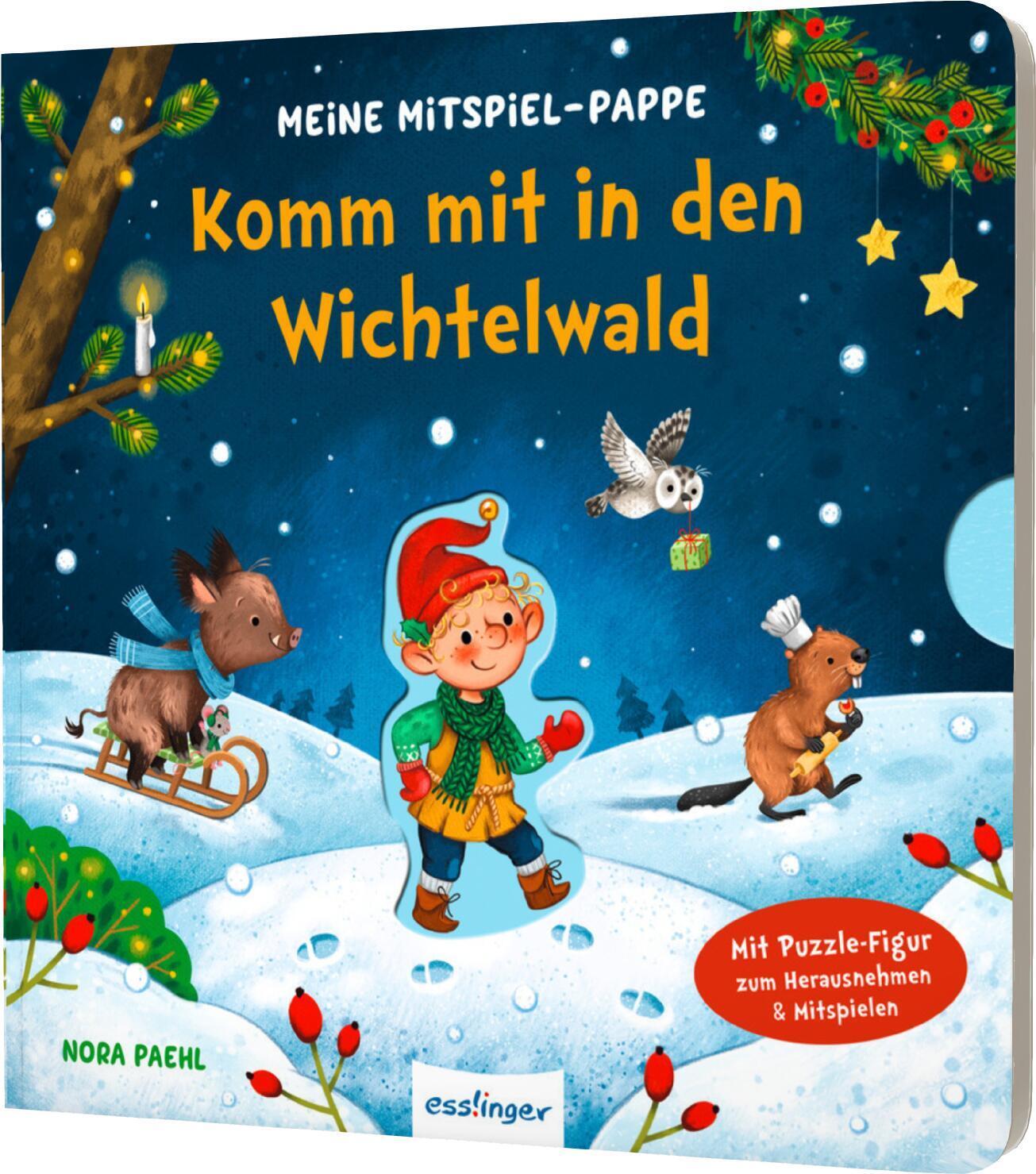 Cover: 9783480238903 | Meine Mitspiel-Pappe: Komm mit in den Wichtelwald | Nora Paehl | Buch