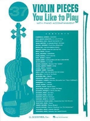 Cover: 73999278309 | 37 Violin Pieces You Like to Play | Taschenbuch | Buch | Englisch