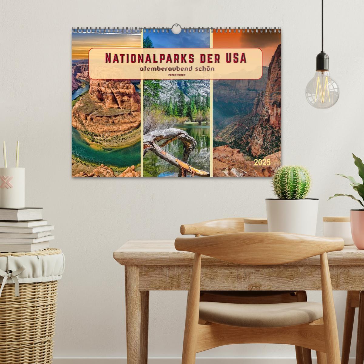 Bild: 9783435481576 | Nationalparks der USA - atemberaubend schön (Wandkalender 2025 DIN...