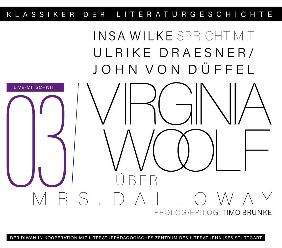 Cover: 9783949840043 | Ein Gespräch über Virginia Woolf - Mrs. Dalloway, 1 Audio-CD | Woolf