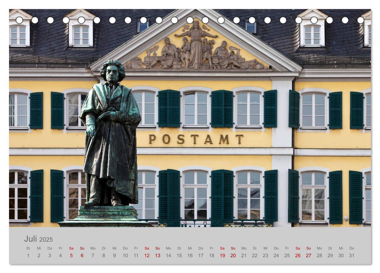 Bild: 9783435190584 | Bonn Die Stadt am Rhein (Tischkalender 2025 DIN A5 quer), CALVENDO...