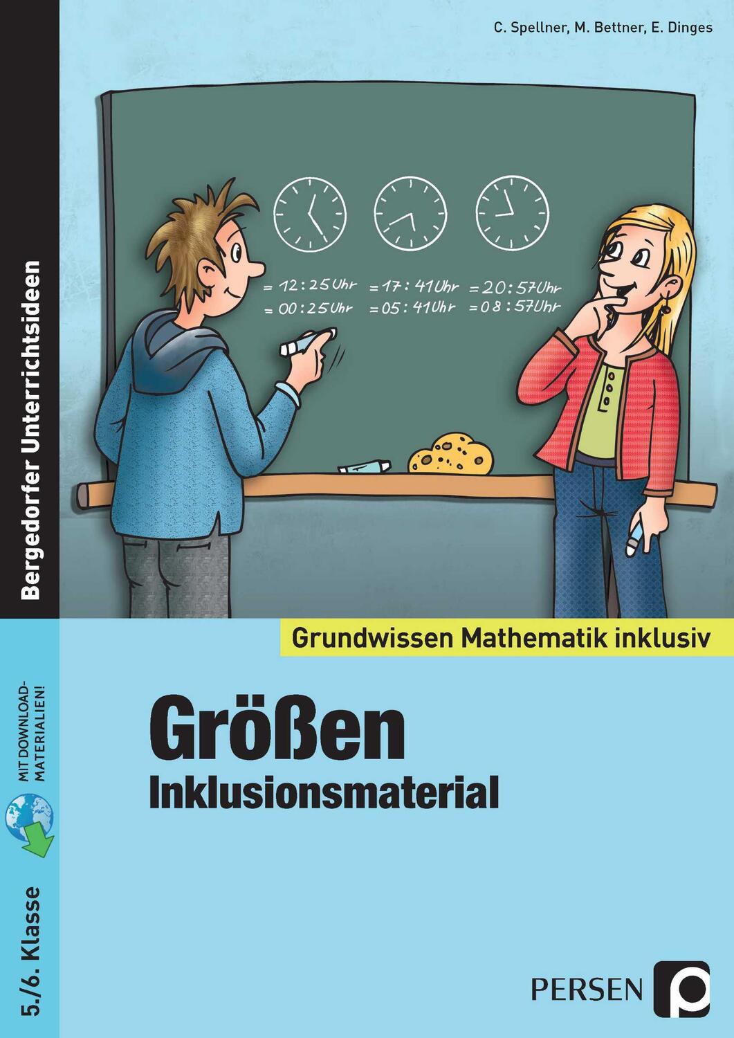 Cover: 9783403234135 | Größen - Inklusionsmaterial | 5. und 6. Klasse | Spellner (u. a.)