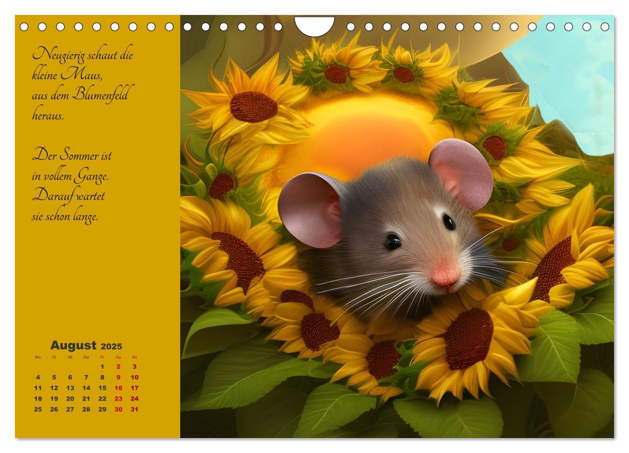 Bild: 9783383911088 | Der Maus Kalender (Wandkalender 2025 DIN A4 quer), CALVENDO...