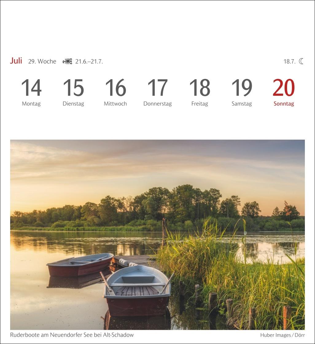 Bild: 9783840035241 | Oasen der Stille Postkartenkalender 2025 - Wochenkalender mit 53...