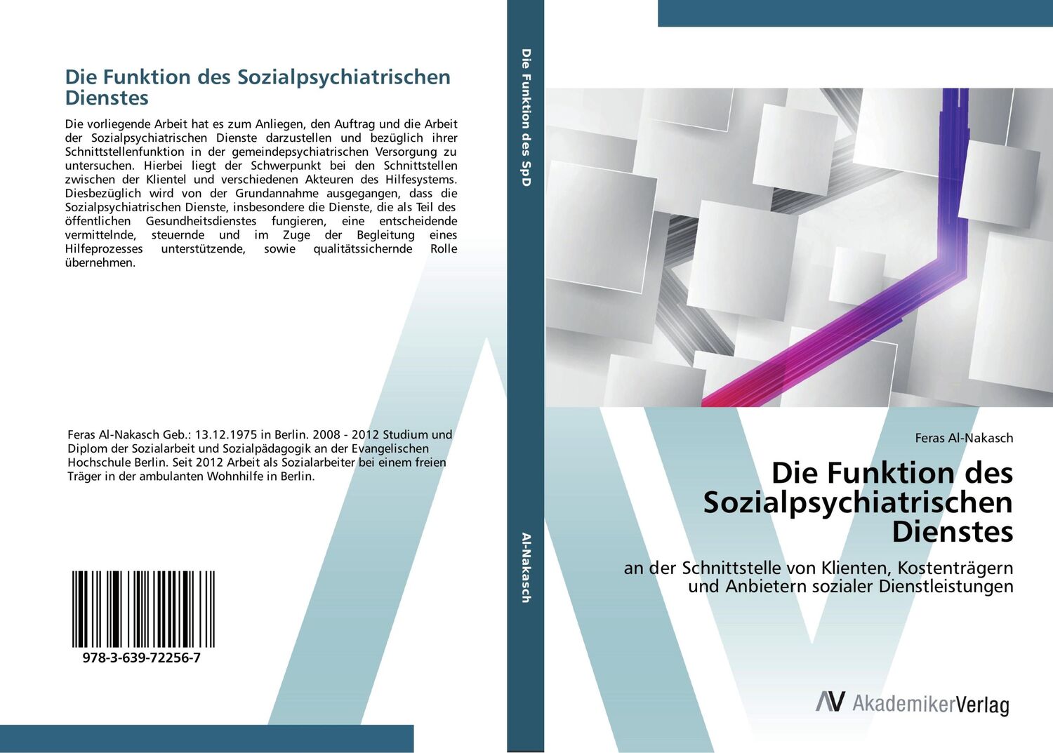 Cover: 9783639722567 | Die Funktion des Sozialpsychiatrischen Dienstes | Feras Al-Nakasch