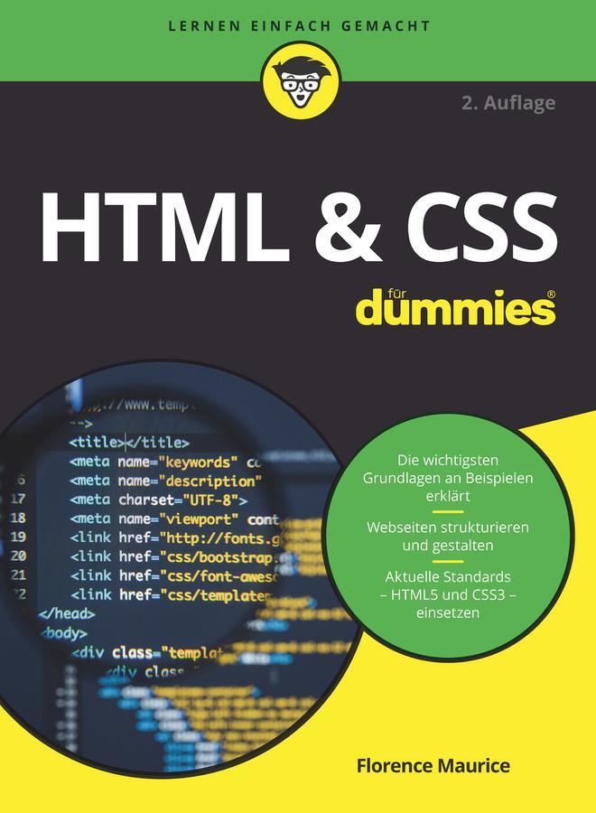 Cover: 9783527720149 | HTML &amp; CSS für Dummies | Florence Maurice | Taschenbuch | für Dummies