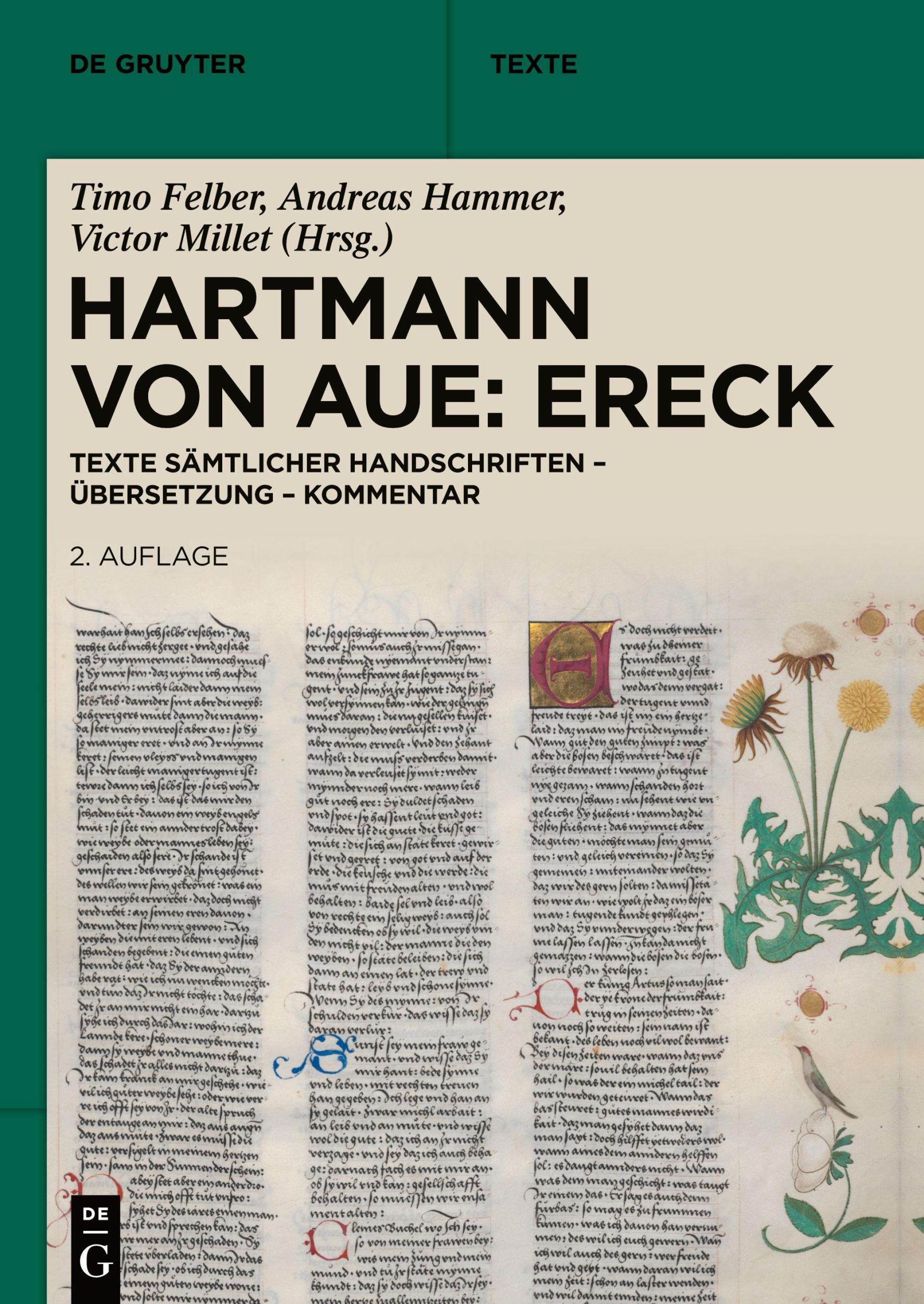 Cover: 9783110797572 | Hartmann von Aue: Ereck | Timo Felber (u. a.) | Taschenbuch | XLIV