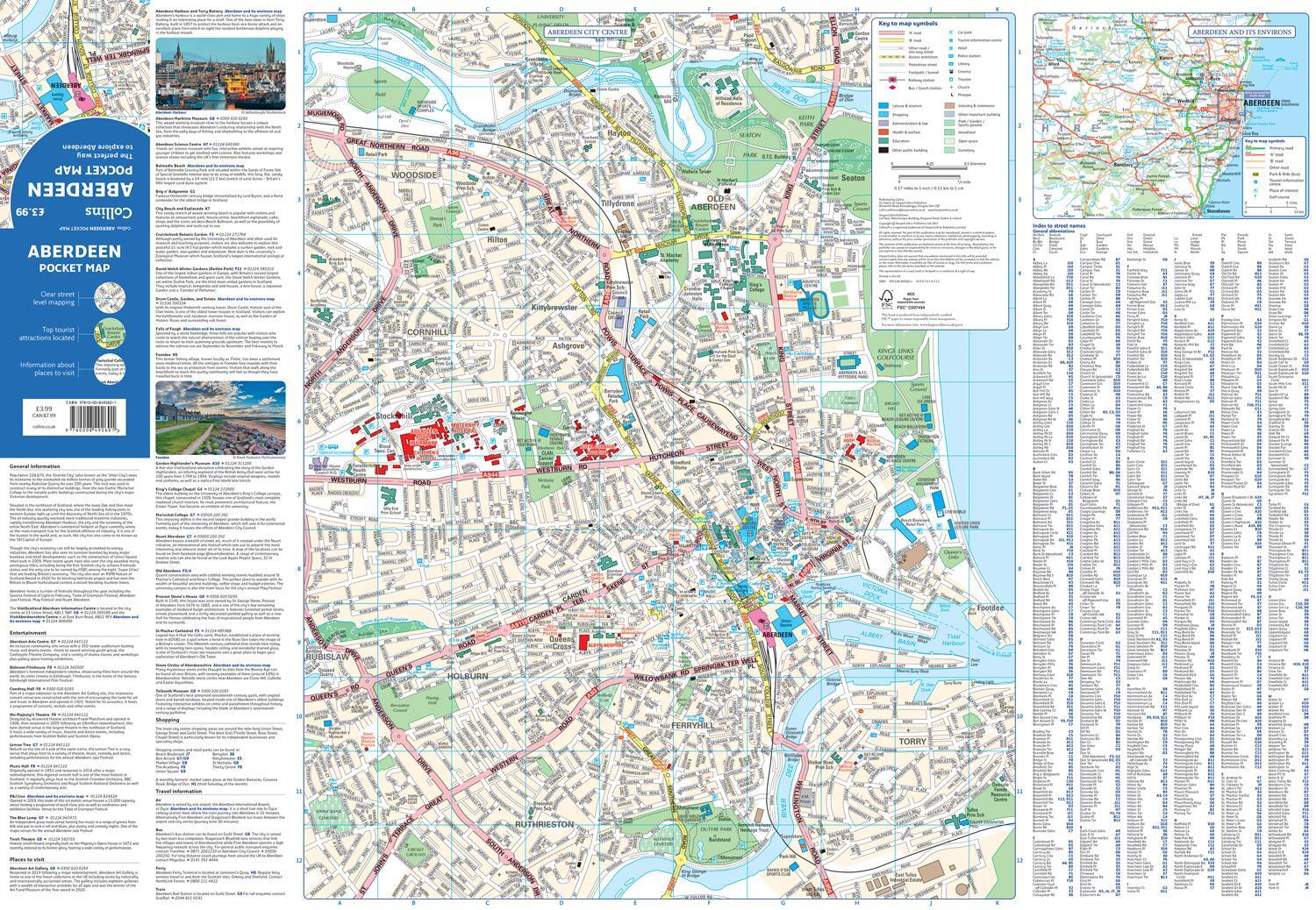 Bild: 9780008492601 | Aberdeen Pocket Map | The Perfect Way to Explore Aberdeen | Maps